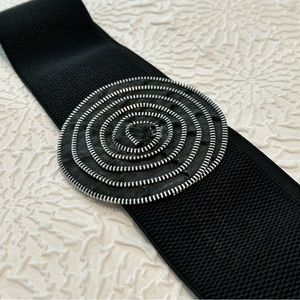 Wide Black Stetch Belt. Kohl’s. Size M/L. NEW